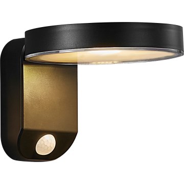 Nordlux - LED Saules enerģijas sienas lampa ar sensoru RICA LED/5W/3,7V IP44 apaļa