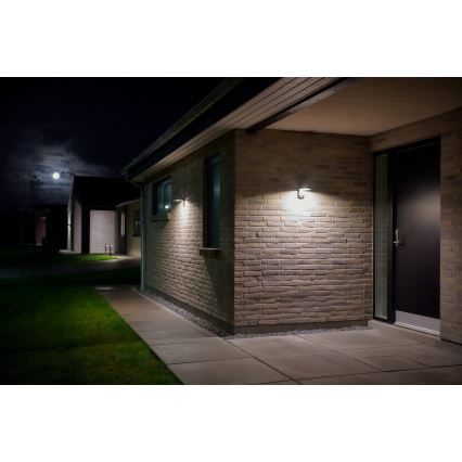 Nordlux - LED Saules enerģijas sienas lampa ar sensoru RICA LED/5W/3,7V IP44 apaļa