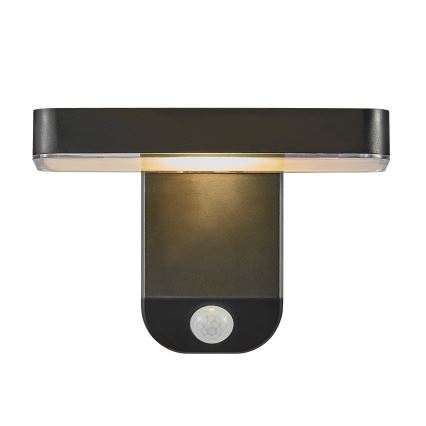 Nordlux - LED Saules enerģijas sienas lampa ar sensoru RICA LED/5W/3,7V IP44 2200 mAh leņķa
