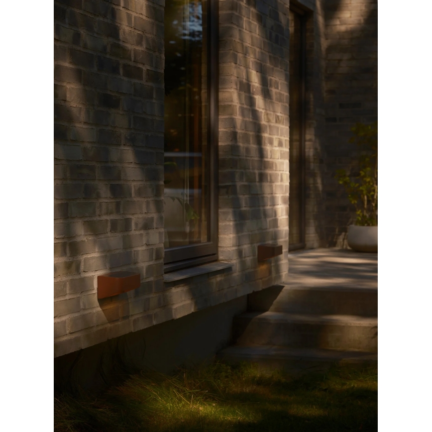 Nordlux - LED saules gaismeklis ar sensoru MARCELLIO LED/5W/5V IP54 2200 mAh brūns