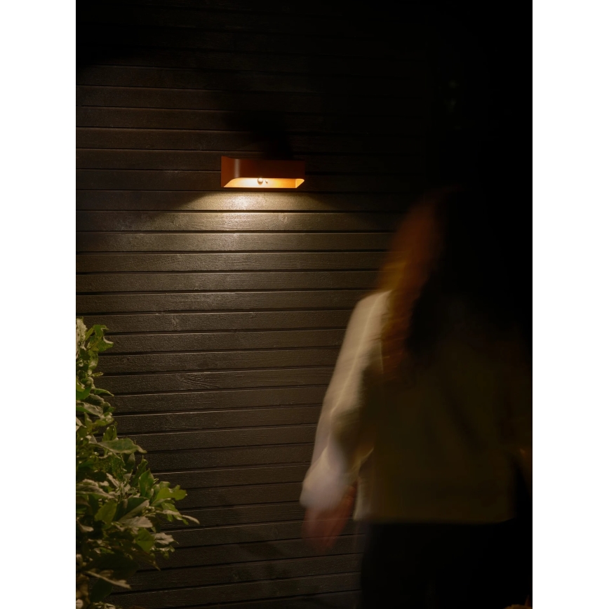 Nordlux - LED saules gaismeklis ar sensoru MARCELLIO LED/5W/5V IP54 2200 mAh brūns