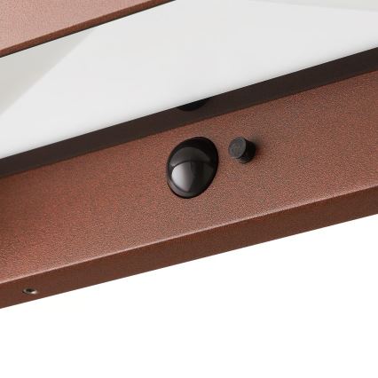 Nordlux - LED saules gaismeklis ar sensoru MARCELLIO LED/5W/5V IP54 2200 mAh brūns