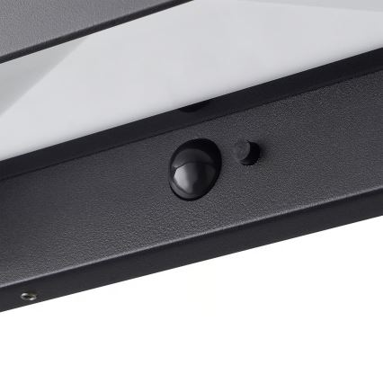 Nordlux - LED saules lampa ar sensoru MARCELLIO LED/5W/5V IP54 2200 mAh melna