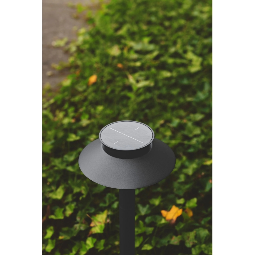 Nordlux - LED saules lampa ar sensoru LED/5W/3,7V IP44 melna