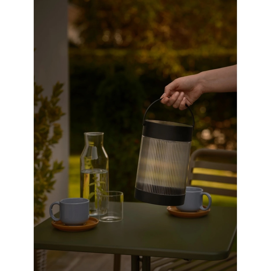 Nordlux - LED saules lampa COUPAR LED/3,2W/3,7V melna