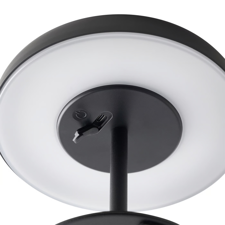 Nordlux - LED saules lampa ELMER LED/2W/3,7V IP44 melna