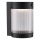 Nordlux - LED saules sienas lampa ar sensoru COUPAR LED/3,2W/5V 3000K IP44 1800 mAh melna