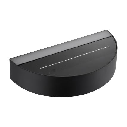 Nordlux - LED Saules sienas lampa ar sensoru MONAY LED/5W/5V 3000K IP44 2000 mAh melna