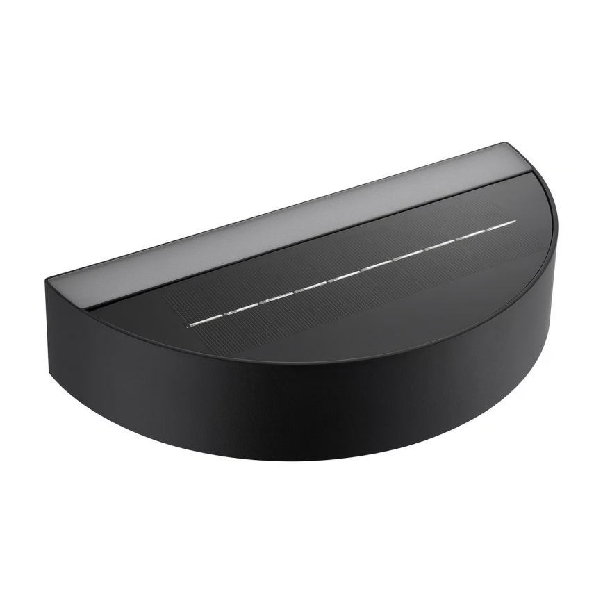 Nordlux - LED Saules sienas lampa ar sensoru MONAY LED/5W/5V 3000K IP44 2000 mAh melna