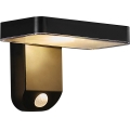 Nordlux - LED Saules sienas lampa ar sensoru RICA LED/5W/3,7V IP44 2200 mAh kvadrātveida