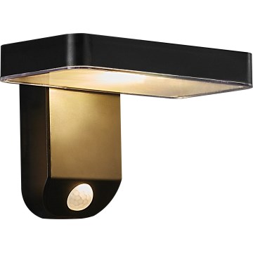 Nordlux - LED Saules sienas lampa ar sensoru RICA LED/5W/3,7V IP44 2200 mAh kvadrātveida