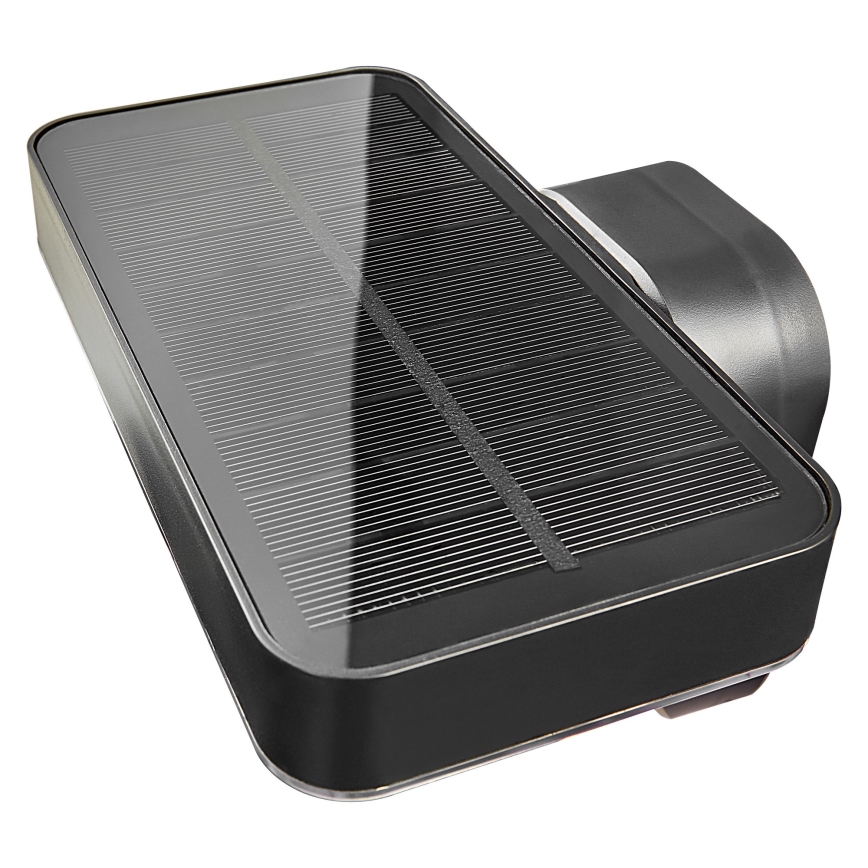 Nordlux - LED Saules sienas lampa ar sensoru RICA LED/5W/3,7V IP44 2200 mAh kvadrātveida