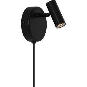 Nordlux - LED sienas lampa OMARI LED/3,2W/230V melna