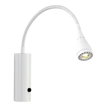 Nordlux - LED Sienas starmetis MENTO LED/3W/230V balta