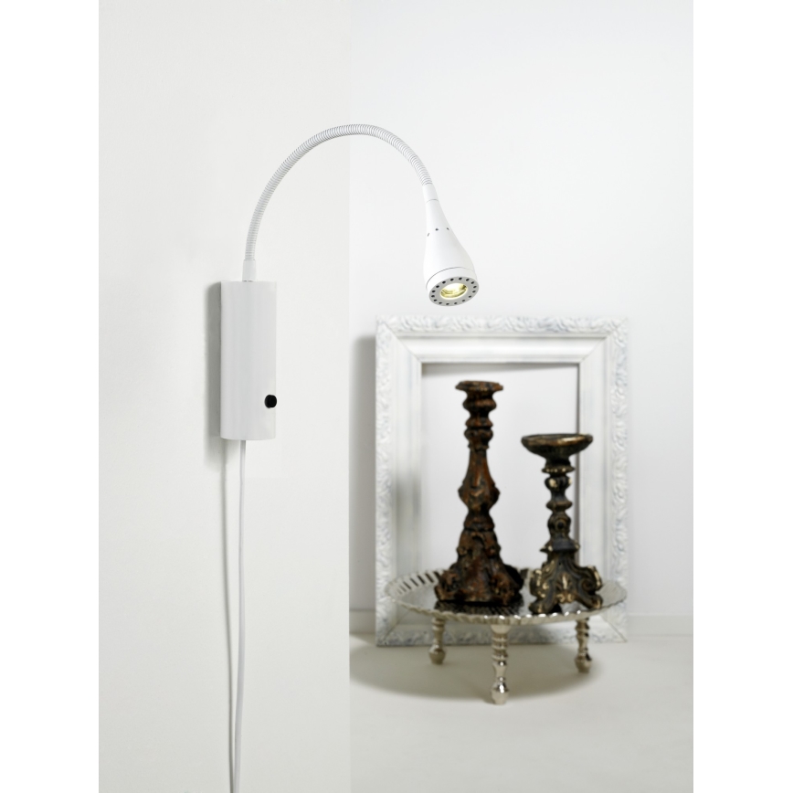 Nordlux - LED Sienas starmetis MENTO LED/3W/230V balta