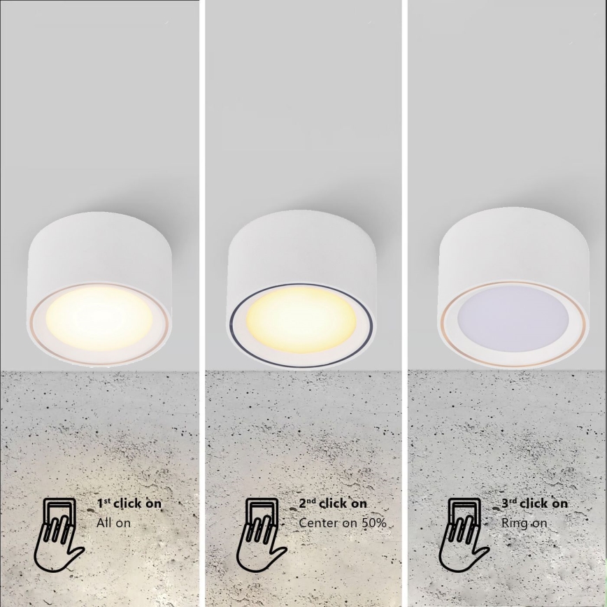 Nordlux - LED Starmetis FALLON LED/5,5W/230V balta
