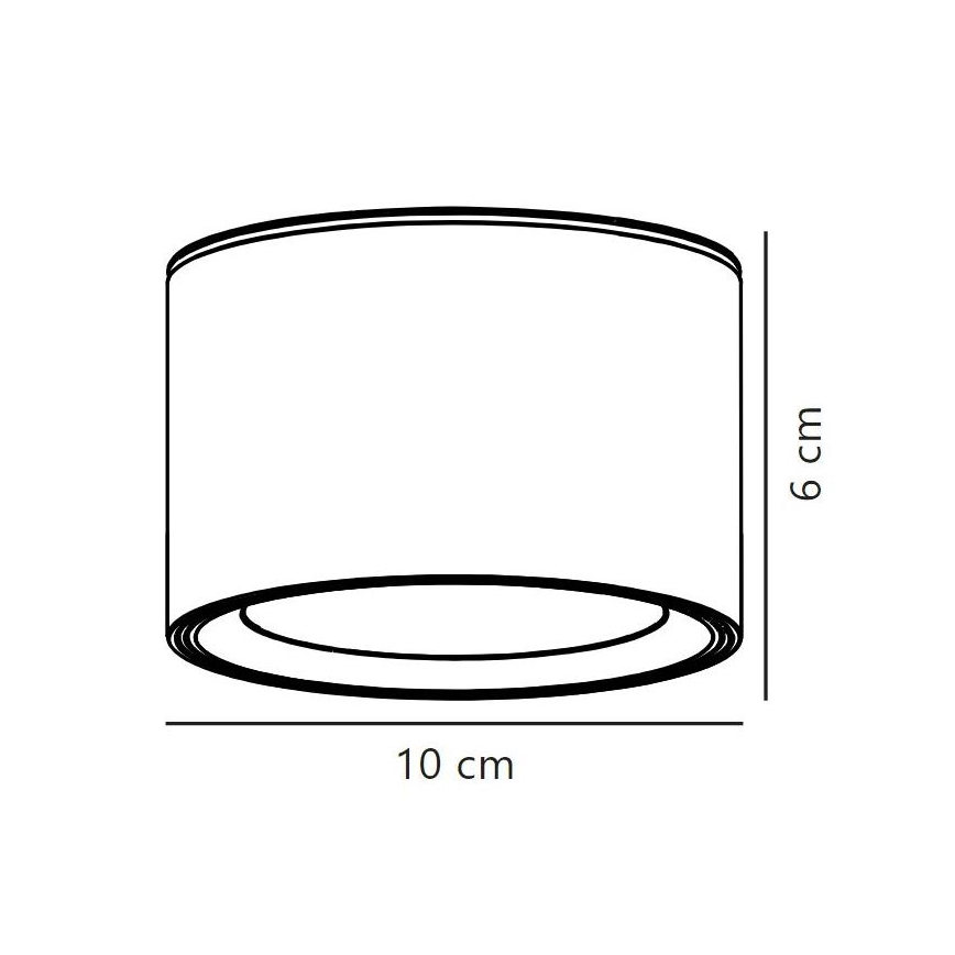 Nordlux - LED Starmetis FALLON LED/5,5W/230V melna