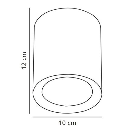 Nordlux - LED Starmetis FALLON LONG LED/5,5W/230V melna