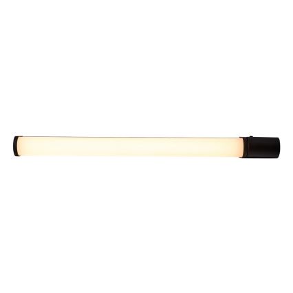 Nordlux - LED vannas istabas spoguļa apgaismojums ar kontaktligzdu MALAIKA LED/15W/230V IP44 68,4cm melns
