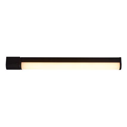 Nordlux - LED vannas istabas spoguļa apgaismojums ar kontaktligzdu MALAIKA LED/15W/230V IP44 68,4cm melns