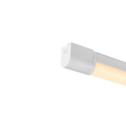 Nordlux - LED spoguļa apgaismojums vannas istabai ar kontaktligzdu MALAIKA LED/15W/230V IP44 68,4 cm balts