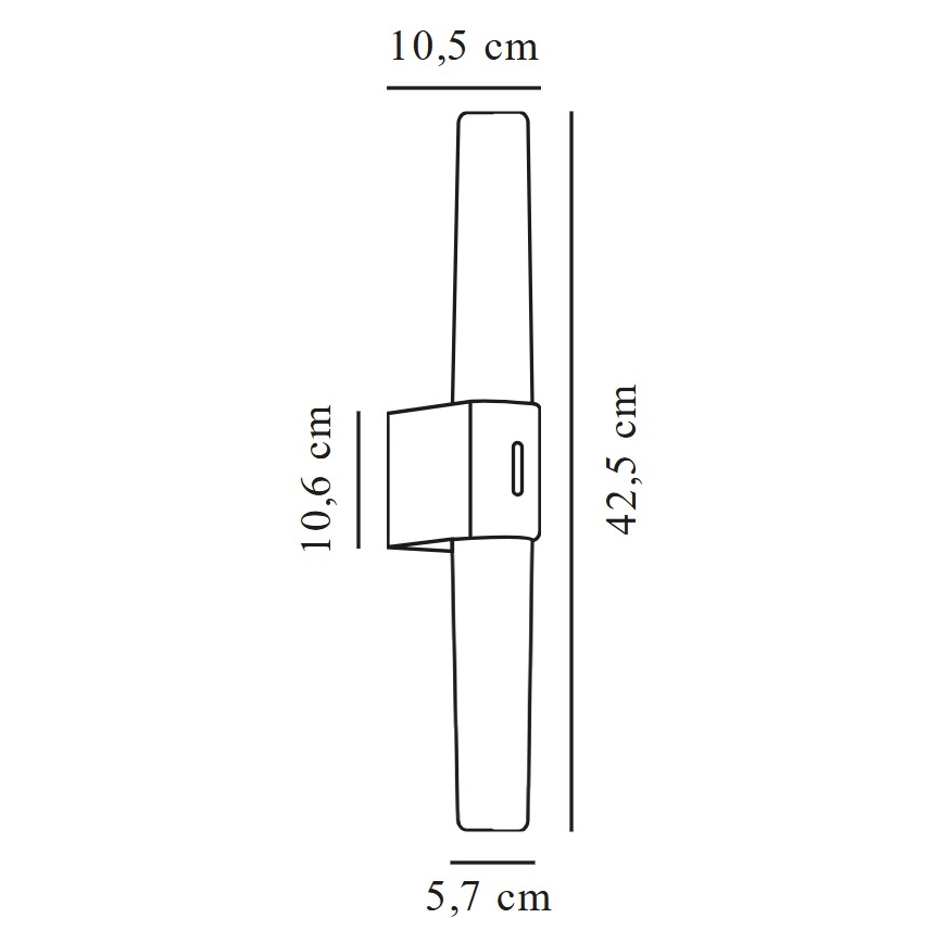 Nordlux - LED Vannas istabas spoguļa apgaismojums HELVA LED/9W/230V 3000K IP44
