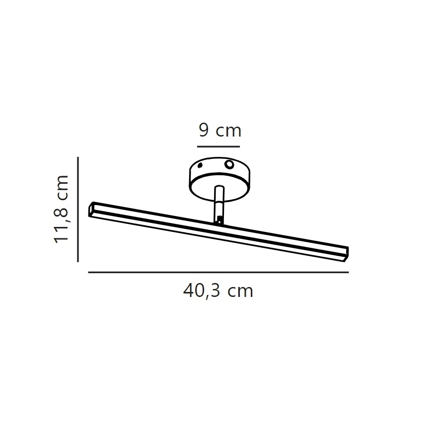 Nordlux-LED Vannas istabas spoguļa apgaismojums IP LED/6,2W/230V IP44 40 cm matēts hroms