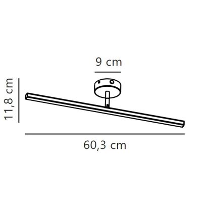 Nordlux - LED Vannas istabas spoguļa apgaismojums IP LED/7,2W/230V IP44 60 cm balta