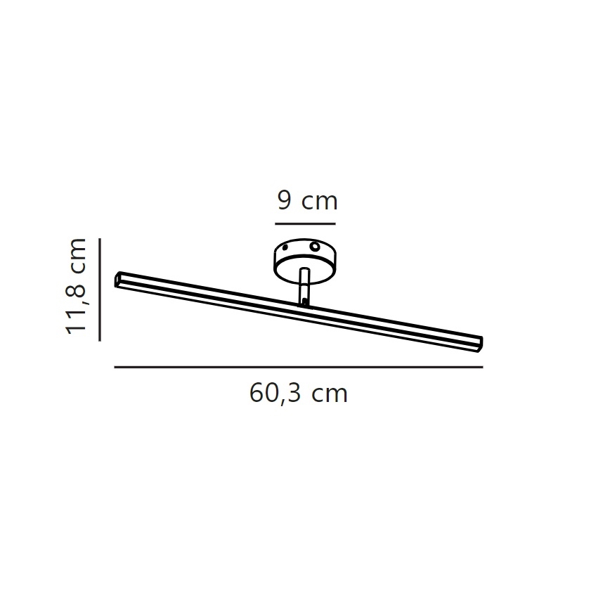 Nordlux - LED Vannas istabas spoguļa apgaismojums IP LED/7,2W/230V IP44 60 cm balta