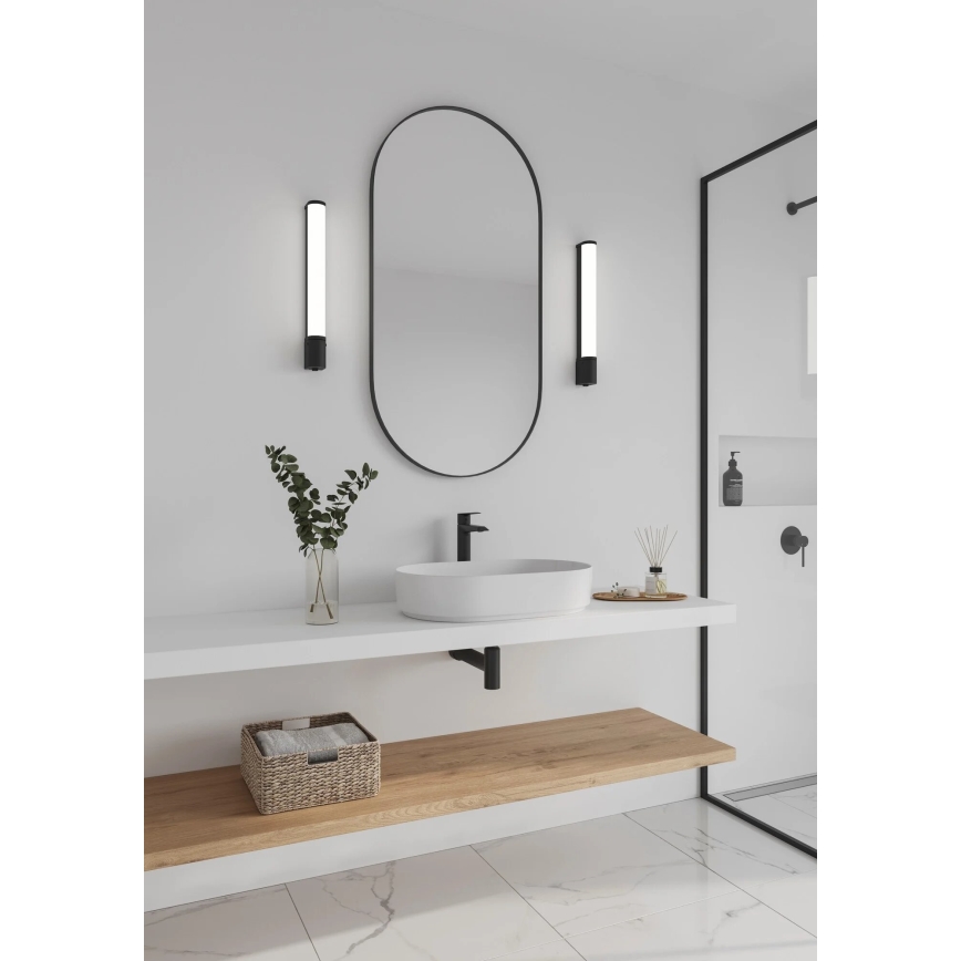 Nordlux - LED Vannas istabas spoguļa lampa MALAIKA LED/6W/230V 3000K IP44 melna
