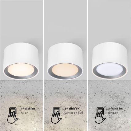 Nordlux - LED Vannas istabas starmetis LANDON LED/6,5W/230V IP44 balta