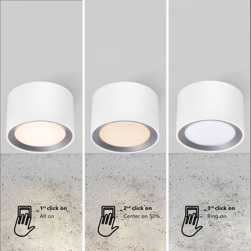 Nordlux - LED Vannas istabas starmetis LANDON LED/6,5W/230V IP44 balta