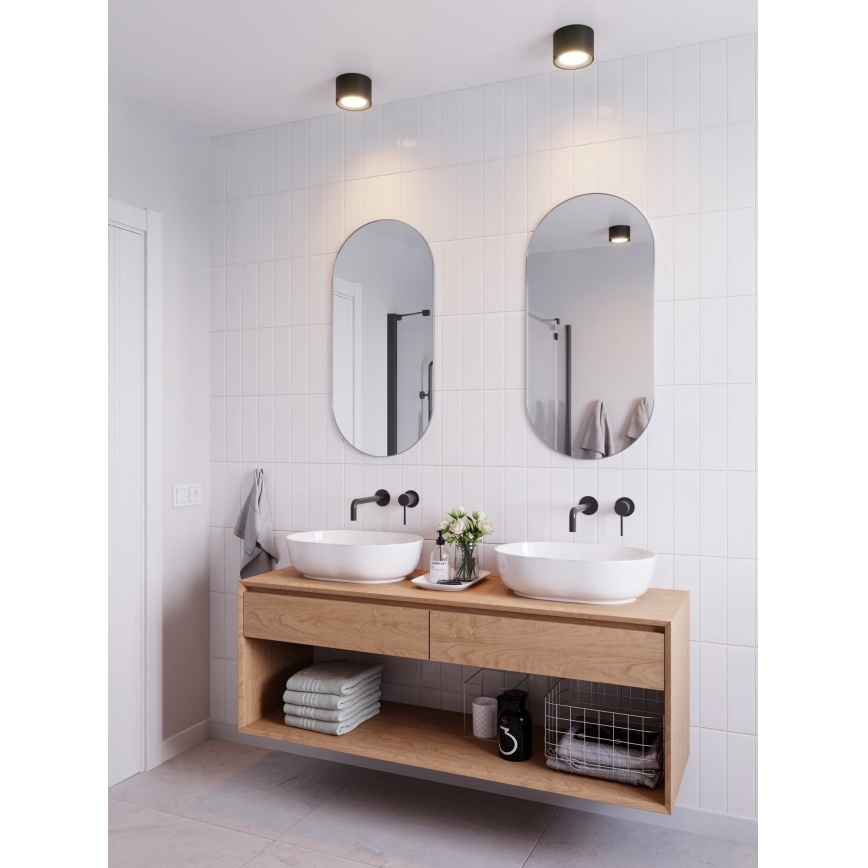 Nordlux - dimējams LED vannas istabas punktgaismeklis LANDON LED/6,5W/230V IP44 melns