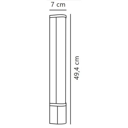 Nordlux - LED zemējuma gaismeklis ar kontaktligzdu MALAIKA LED/6W/230V 3000K IP44 balts