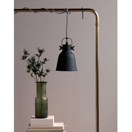 Nordlux - Lustra ar auklu ADRIAN 1xE27/25W/230V d. 16 cm antracīta