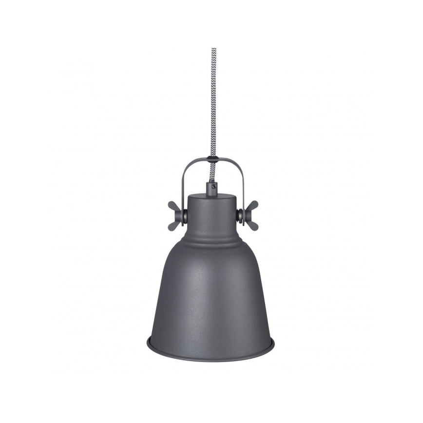 Nordlux - Lustra ar auklu ADRIAN 1xE27/25W/230V d. 16 cm antracīta