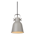 Nordlux - Lustra ar auklu ADRIAN 1xE27/25W/230V d. 16 cm pelēka