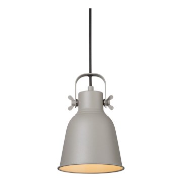Nordlux - Lustra ar auklu ADRIAN 1xE27/25W/230V d. 16 cm pelēka