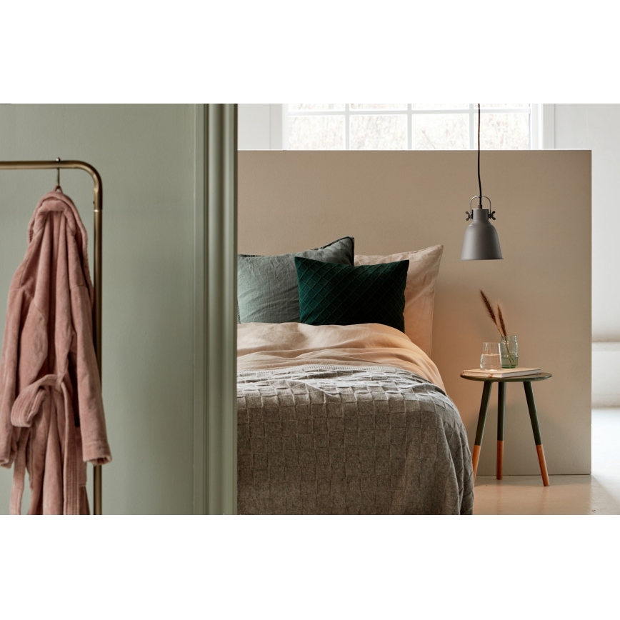 Nordlux - Lustra ar auklu ADRIAN 1xE27/25W/230V d. 16 cm pelēka