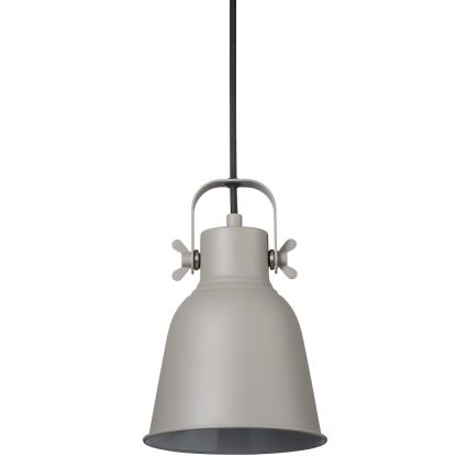 Nordlux - Lustra ar auklu ADRIAN 1xE27/25W/230V d. 16 cm pelēka