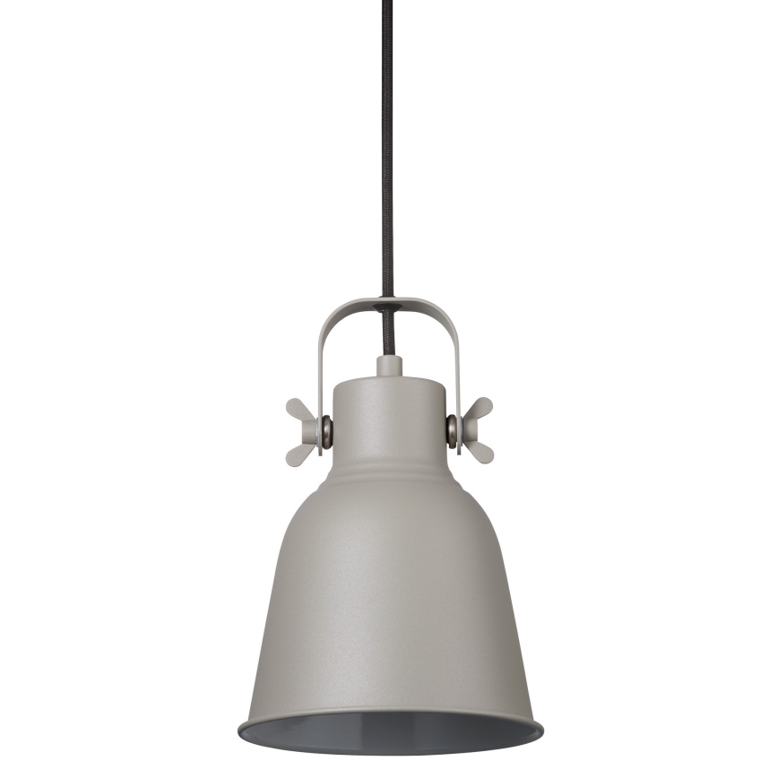Nordlux - Lustra ar auklu ADRIAN 1xE27/25W/230V d. 16 cm pelēka