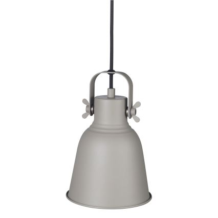 Nordlux - Lustra ar auklu ADRIAN 1xE27/25W/230V d. 16 cm pelēka