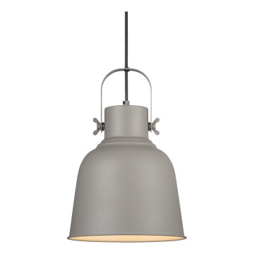 Nordlux - Lustra ar auklu ADRIAN 1xE27/25W/230V d. 25 cm pelēka