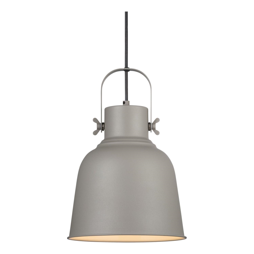 Nordlux - Lustra ar auklu ADRIAN 1xE27/25W/230V d. 25 cm pelēka