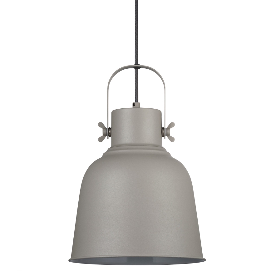 Nordlux - Lustra ar auklu ADRIAN 1xE27/25W/230V d. 25 cm pelēka