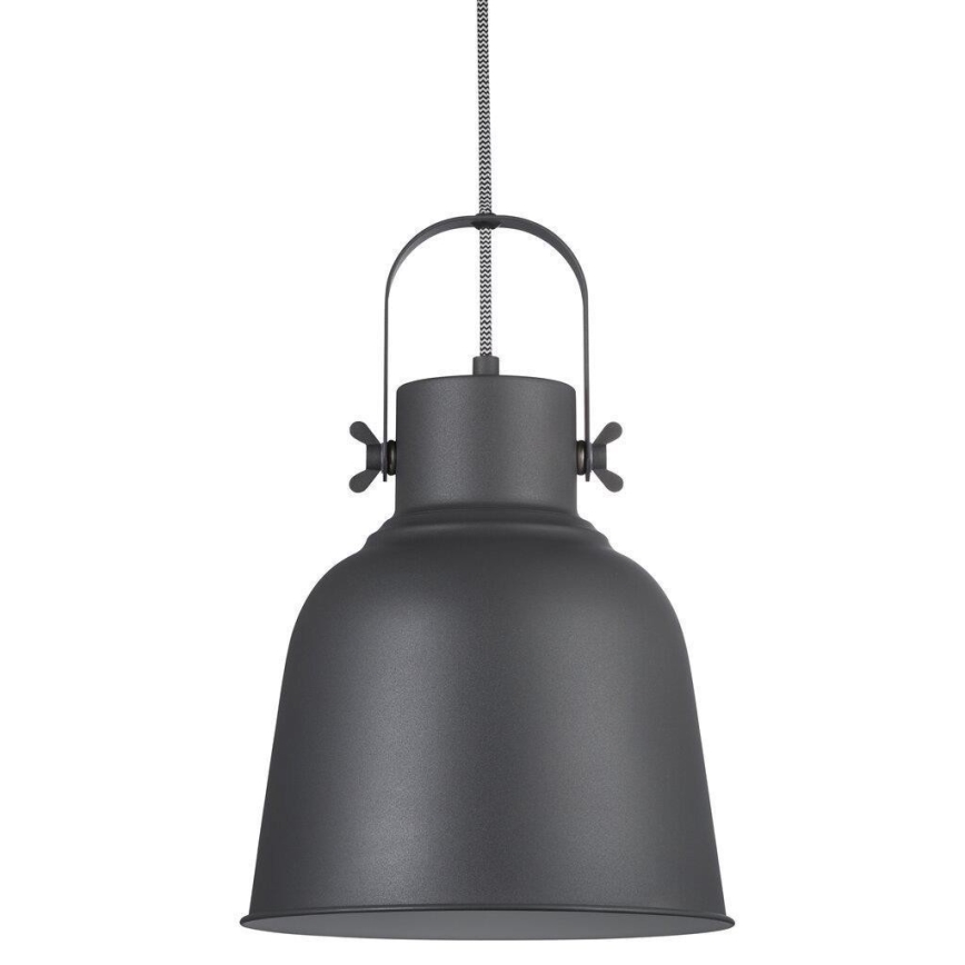 Nordlux - Lustra ar auklu ADRIAN 1xE27/40W/230V d. 25 cm antracīta