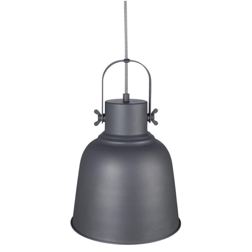 Nordlux - Lustra ar auklu ADRIAN 1xE27/40W/230V d. 25 cm antracīta