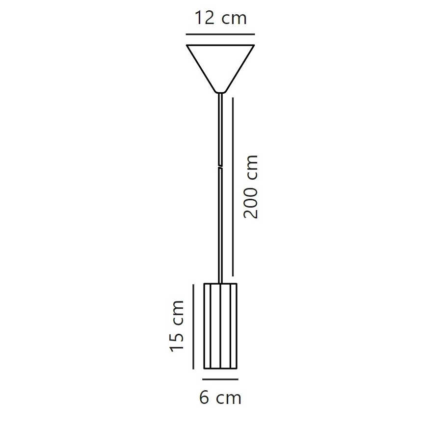 Nordlux - Lustra ar auklu ALANIS 1xGU10/15W/230V