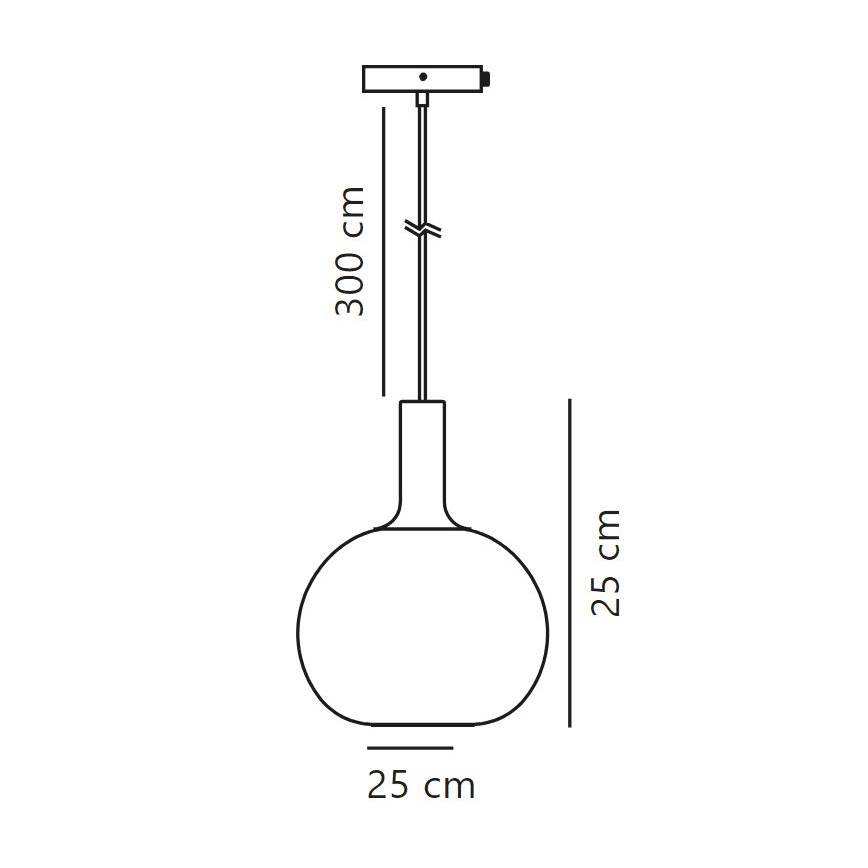 Nordlux - Lustra ar auklu ALTON 1xE27/60W/230V melna