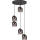 Nordlux - Lustra ar auklu BOSHI 5xE14/40W/230V